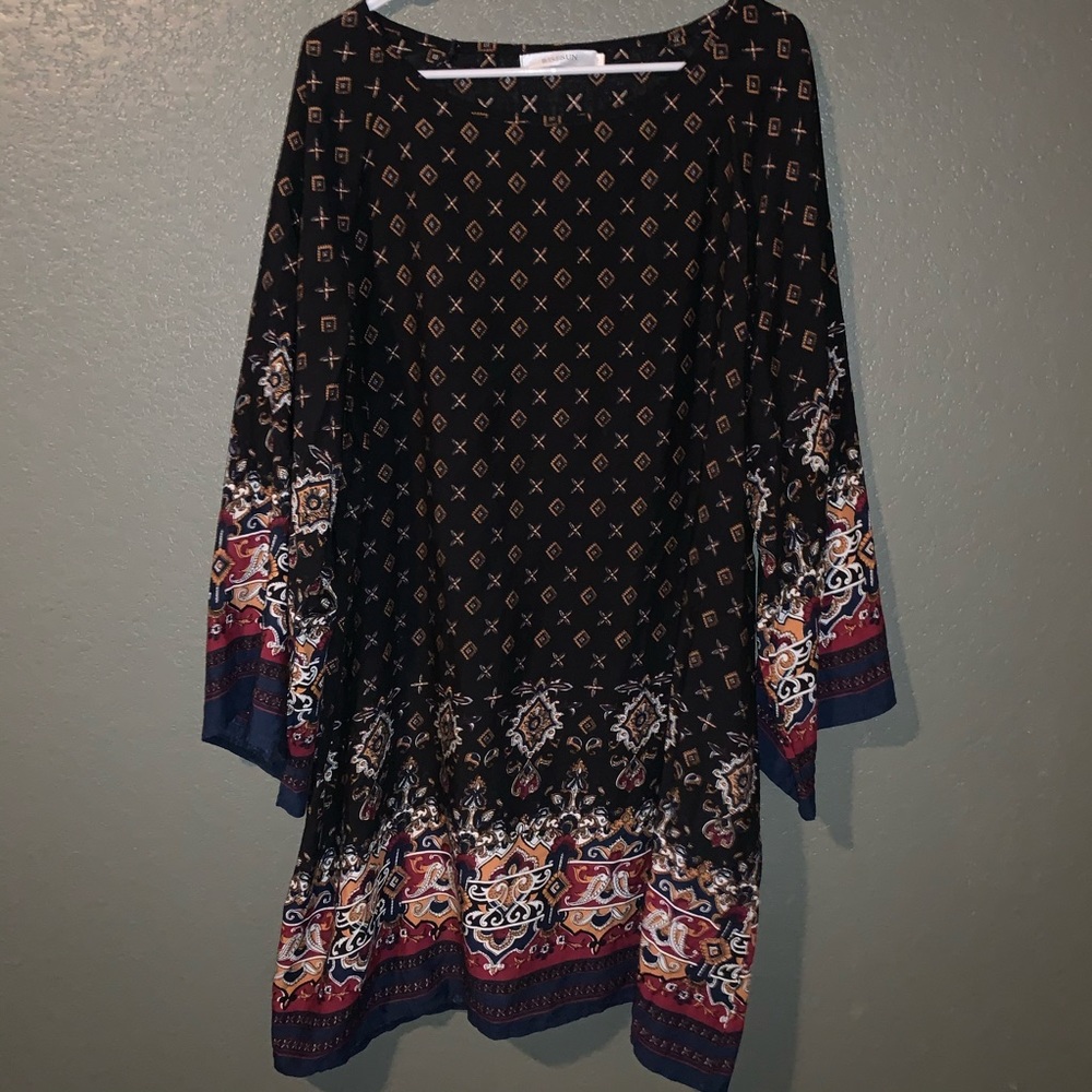 Short bohemian style dress